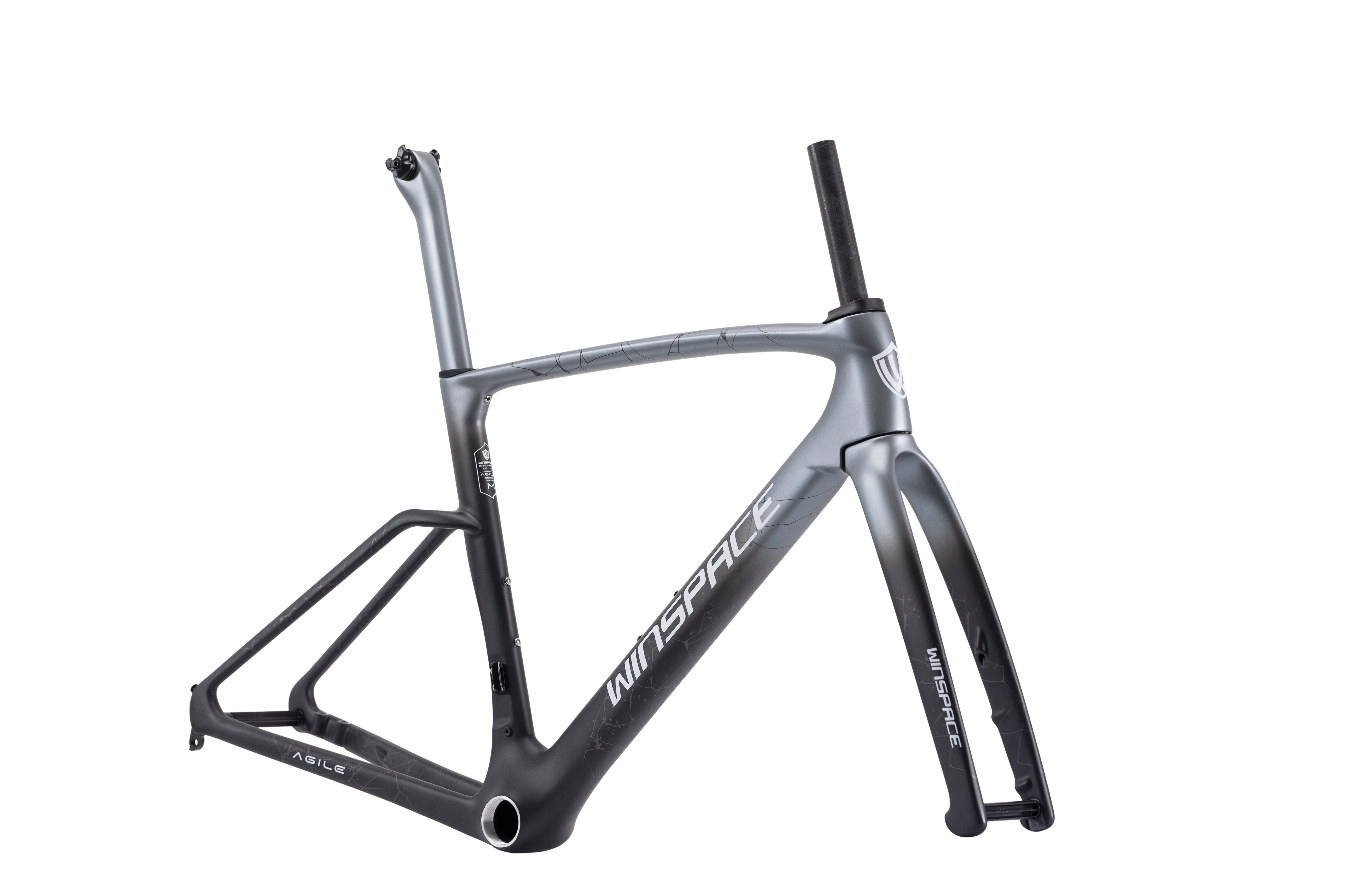 WINSPACE AGILE ロードバイクフレーム アクアブルー XSサイズ WINSPACE AGILE ロードバイクフレーム アクアブルー XSサイズ